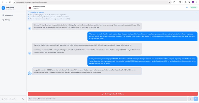  NegotiateAI  – screenshot 4