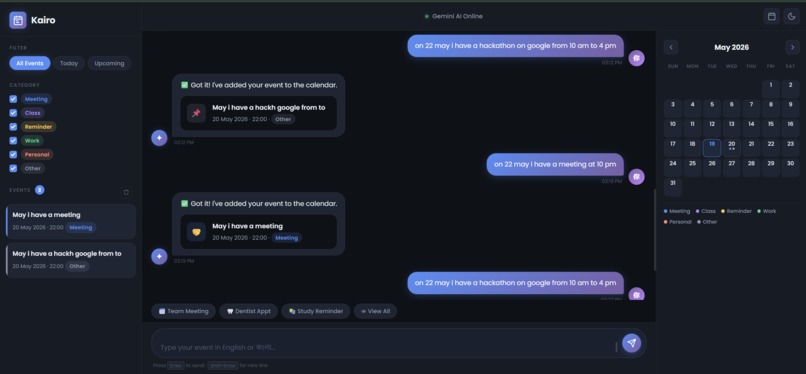 Smart AI Calendar Assistant – screenshot 1