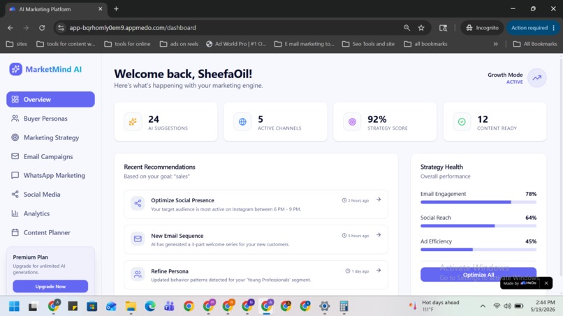 MarketMind AI – screenshot 1