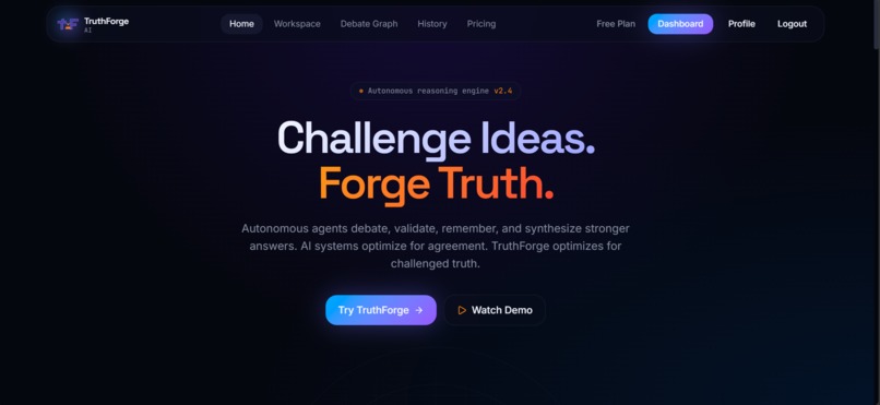 TruthForge – screenshot 1