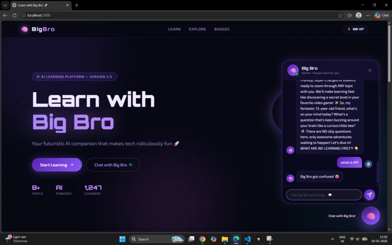Learn with Big Bro – screenshot 1
