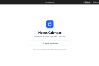 Nexus Calendar