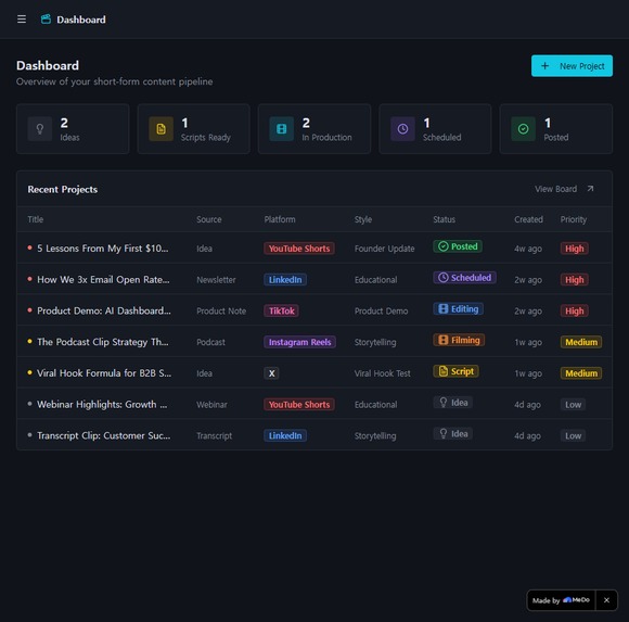 ShortsFlow Studio – screenshot 1