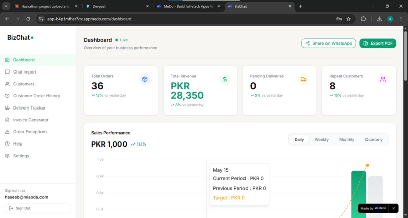 BizChat  – screenshot 7