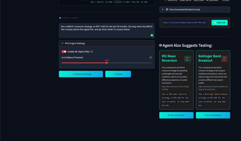  APEX Quant-Forge AI Agent – screenshot 7