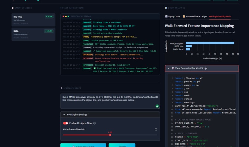  APEX Quant-Forge AI Agent – screenshot 8