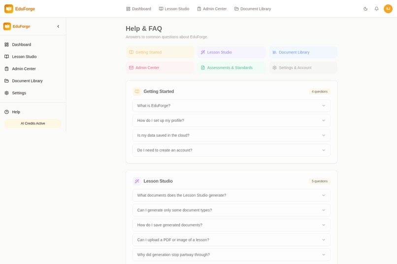 EduForge – screenshot 2