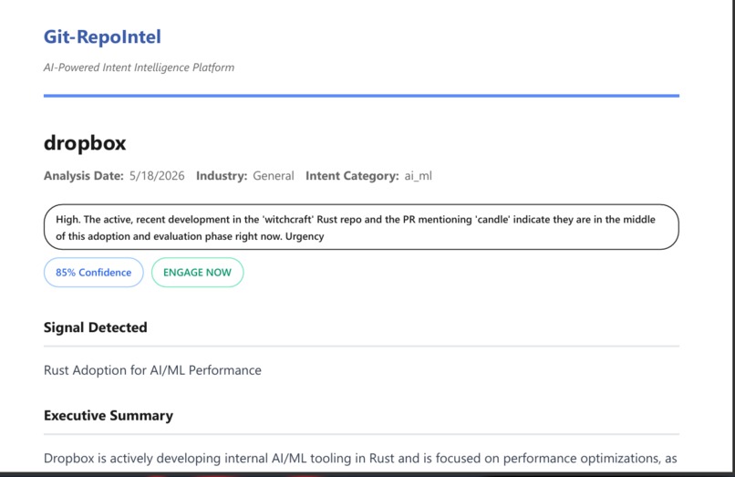 Git-RepoIntel – screenshot 3