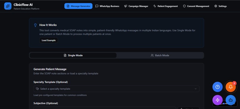 ClinicFlow AI: Turning Doctor's Notes into Patient-Friendly – screenshot 5