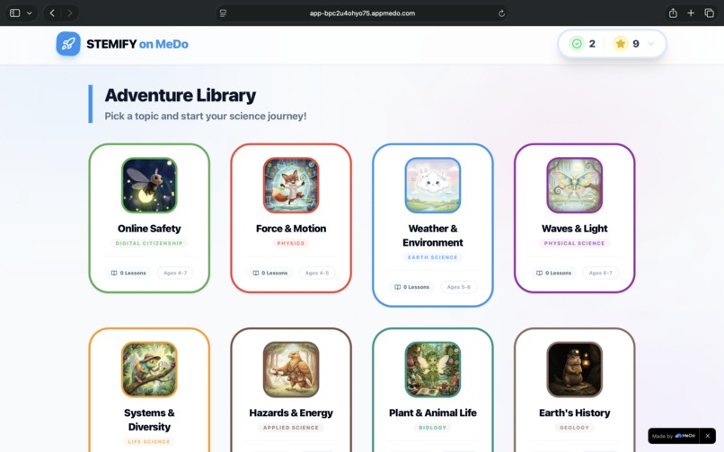 STEMify - Science & Digital Citizenship Lessons For Kids – screenshot 1