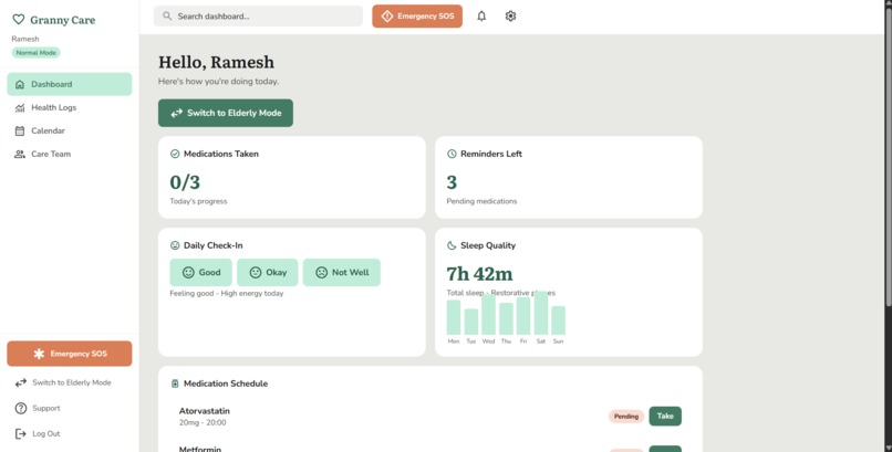 GrannyCare – screenshot 1
