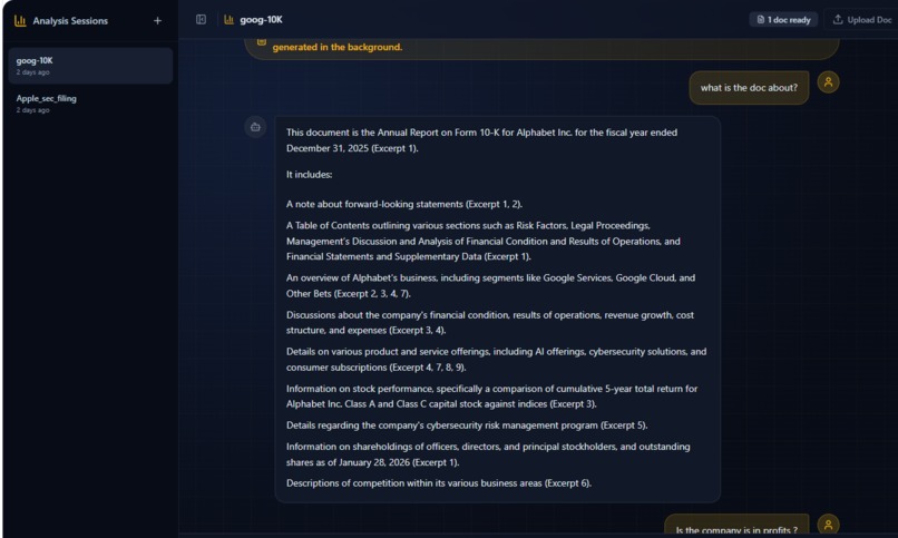 Financial incite  – screenshot 1