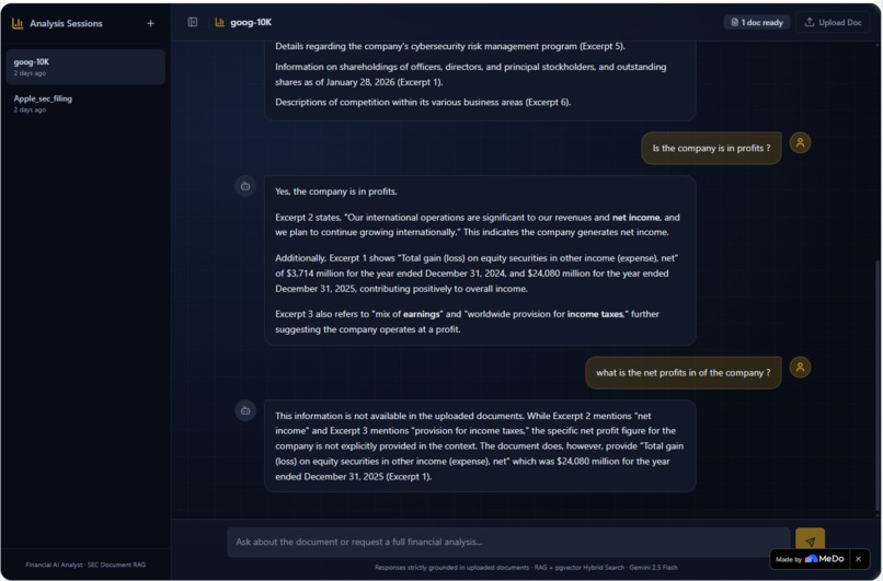 Financial incite  – screenshot 2