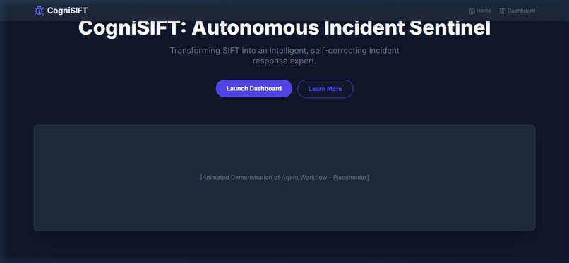CogniSIFT: Autonomous Incident Sentinel – screenshot 1