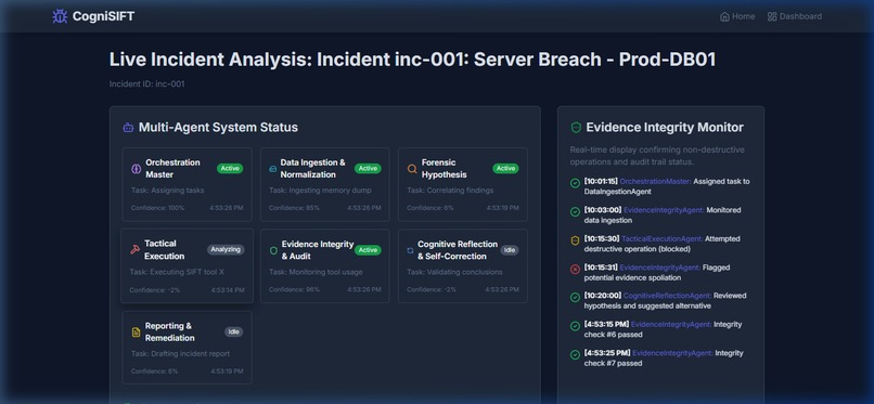 CogniSIFT: Autonomous Incident Sentinel – screenshot 3