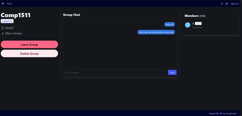GroupFinder – screenshot 5