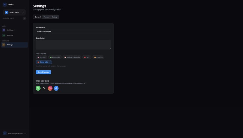 Vendo – screenshot 5