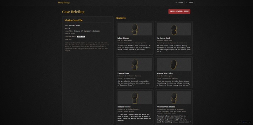 StoryForge – screenshot 2