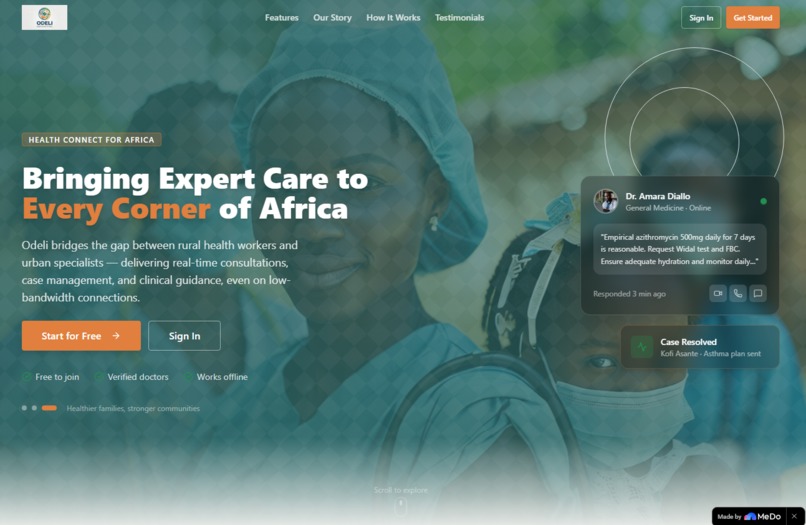 Odeli - Health Connect For Africa – screenshot 1