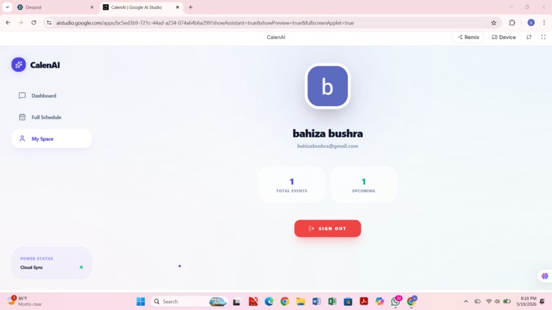 calenAI – screenshot 4