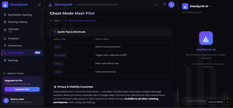 MeetSynth AI – screenshot 2