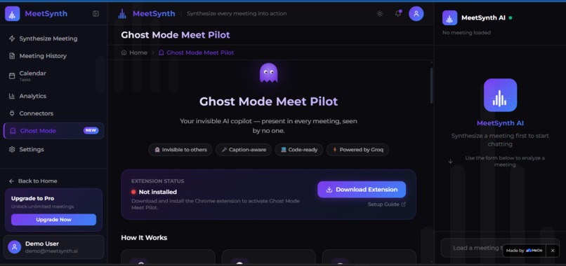 MeetSynth AI – screenshot 7