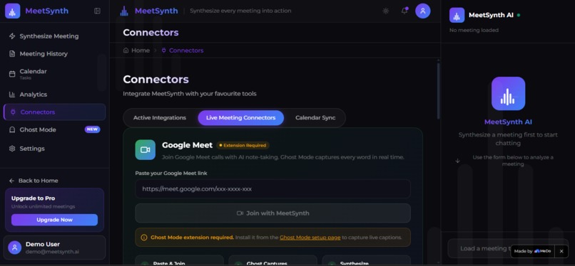 MeetSynth AI – screenshot 8