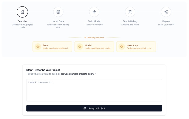 Model Mentoring: An AI Lab for Conceptual Learning – screenshot 2