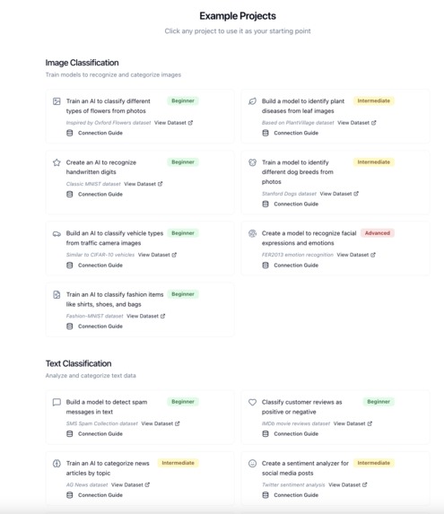 Model Mentoring: An AI Lab for Conceptual Learning – screenshot 3