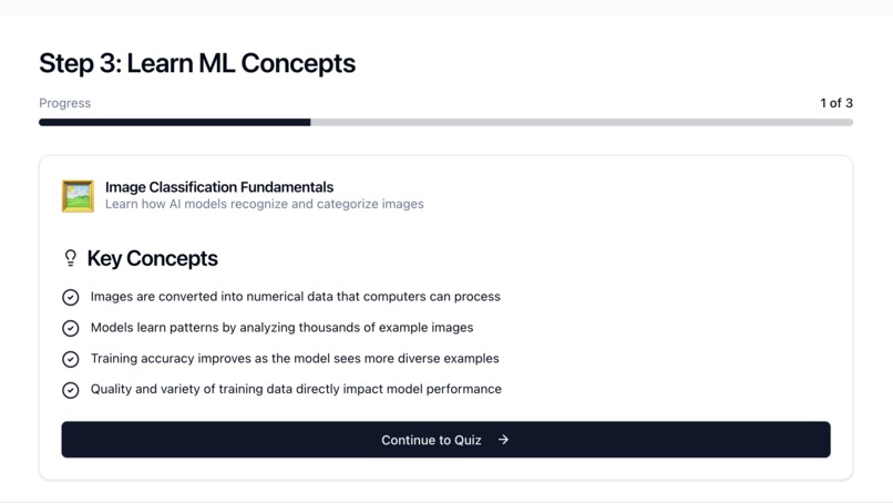 Model Mentoring: An AI Lab for Conceptual Learning – screenshot 7
