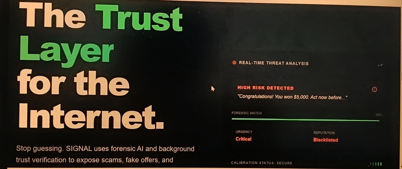 SIGNAL — AI Trust Intelligence Platform – screenshot 1