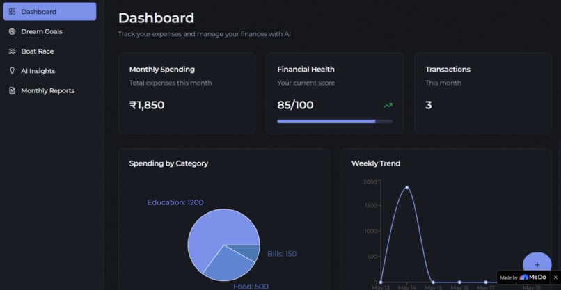 AI FINANCE ASSISTANT – screenshot 1