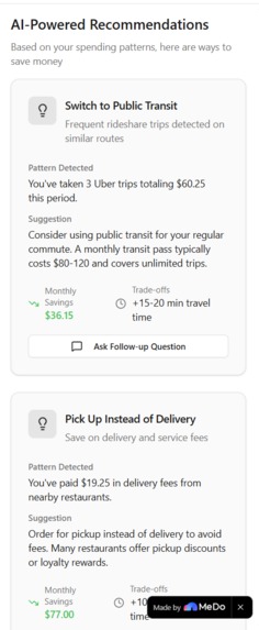 Smart Expense Coach – screenshot 2