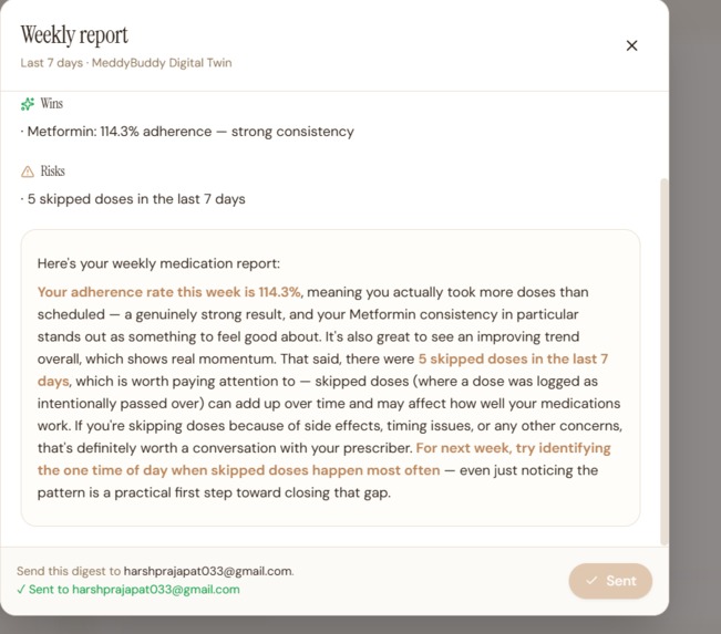 MeddyBuddyAI — the proactive AI medication companion – screenshot 3