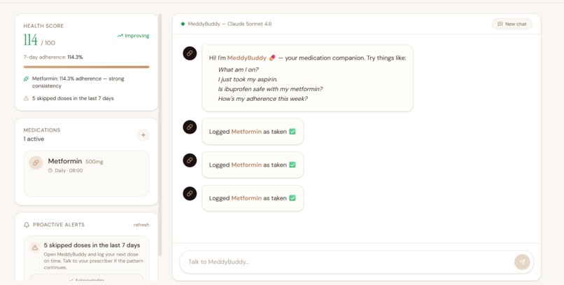 MeddyBuddyAI — the proactive AI medication companion – screenshot 4