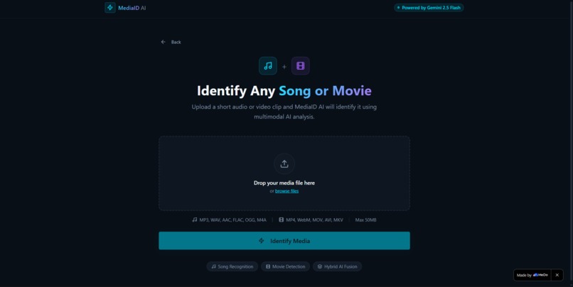 MediaID AI – screenshot 2