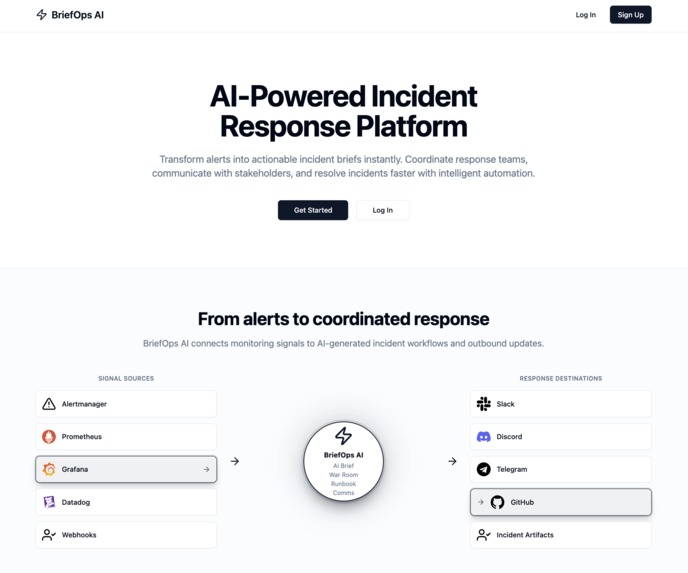 BriefOps AI – screenshot 1