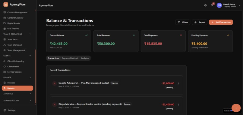 AgencyFlow — Agency Management OS – screenshot 8