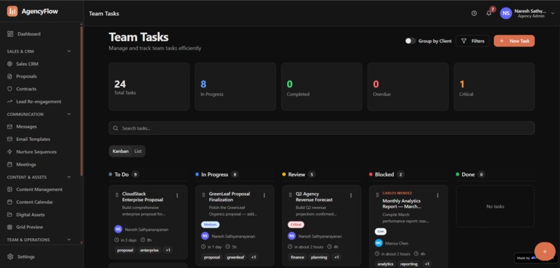 AgencyFlow — Agency Management OS – screenshot 11