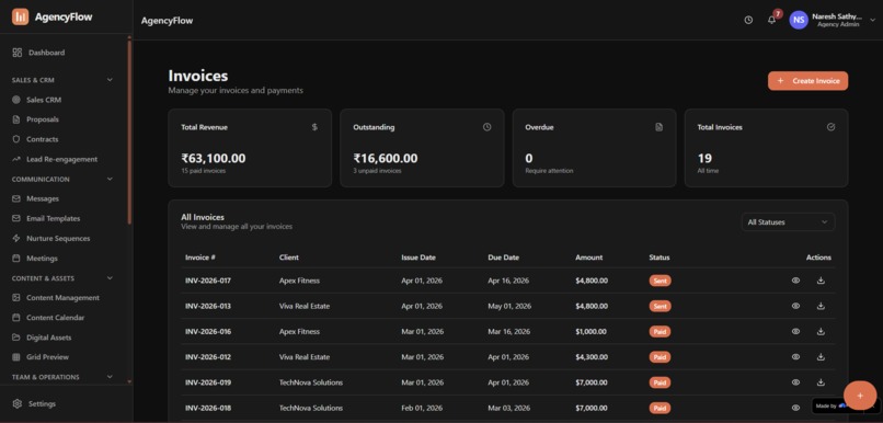 AgencyFlow — Agency Management OS – screenshot 3