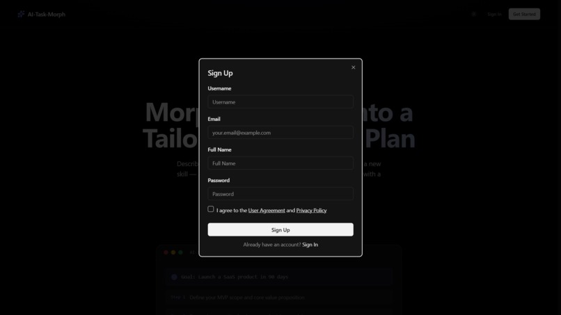 AI-Task-Morph – screenshot 3