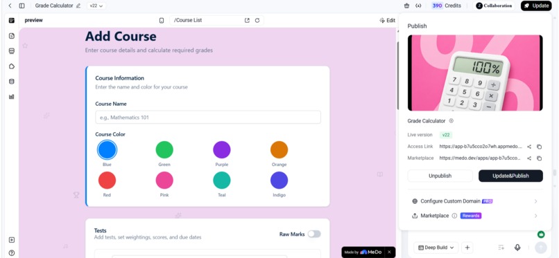 Grade Calculator – screenshot 4