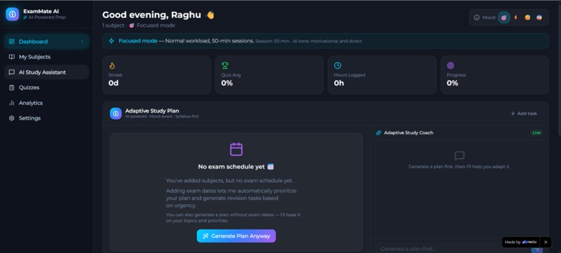ExamMate AI – screenshot 1