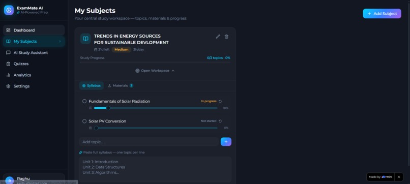 ExamMate AI – screenshot 2