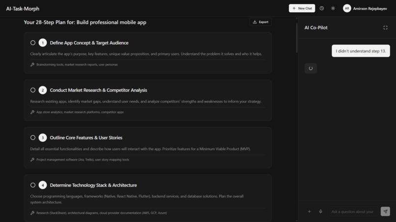 AI-Task-Morph – screenshot 10