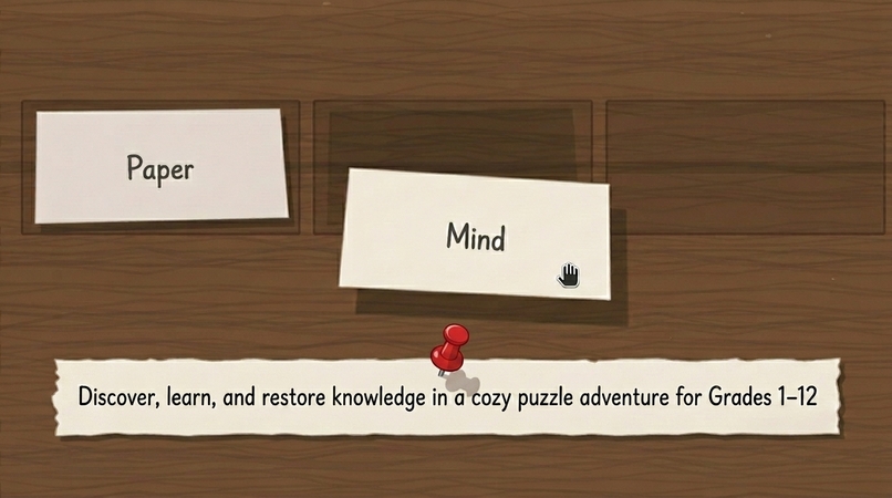 Paper Mind - Cozy Learning Through Puzzle Play – screenshot 1