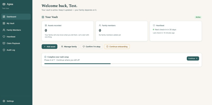 Apna — A Vault Your Family Can Reach – screenshot 3