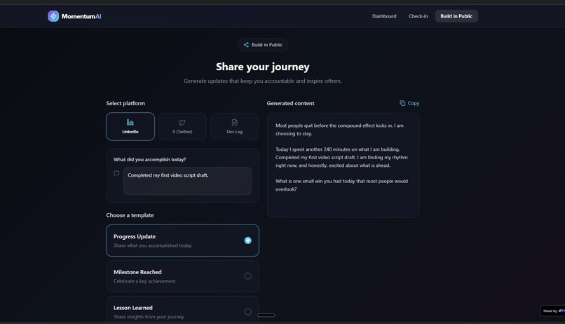 MomentumAI – screenshot 8
