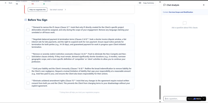 ContractClarity – screenshot 1