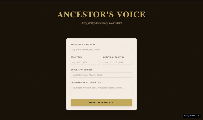Ancestor's Voice – screenshot 1